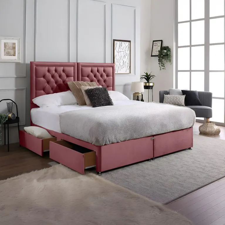 Rapyal Stores Rio Chesterfield Zip & Link Divan Bed